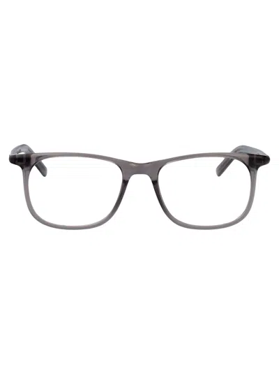 Montblanc Mb0351o Glasses In Grey-grey-transparent