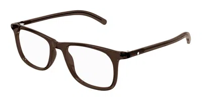 Montblanc Mb0351o Men's Glasses, Brown, Size 52