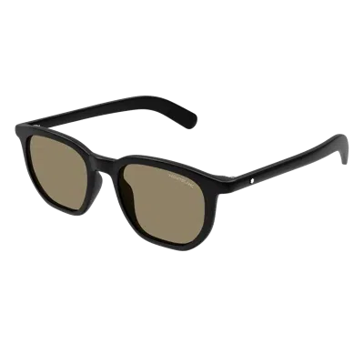 Montblanc Mb0352 S Sunglasses In Black
