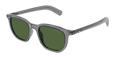 Montblanc Mb0352s Sunglasses In Green