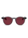 Montblanc Mb0353s Round-frame Sunglasses In Multi
