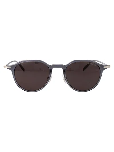 Montblanc Mb0355s Sunglasses In Gray