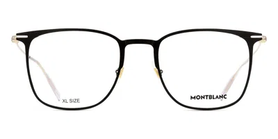 Montblanc Mb0356o Asian Fit Men's Glasses, Black, Size 53