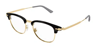 Montblanc Mb0364o Asian Fit Men's Glasses, Grey, Size 49 In Gray