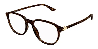 Montblanc Mb0366o Men's Glasses, Tortoiseshell, Size 51 In Brown