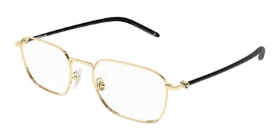 Montblanc Mb0369o Men's Glasses, Gold, Size 52