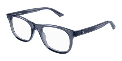 Montblanc Mb0385o Men's Glasses, Clear, Size 54 In Gray