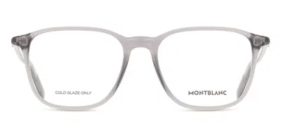 Montblanc Mb0386o Men's Glasses, Grey, Size 52 In Gray