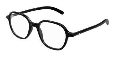 Montblanc Mb0387o Men's Glasses, Black, Size 51