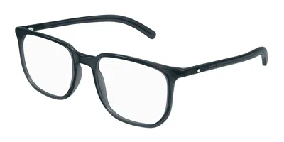 Montblanc Mb0388o Men's Glasses, Grey, Size 54 In Black