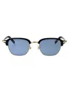 Montblanc Squared Sunglasses Mb0390 S 002 In Gold