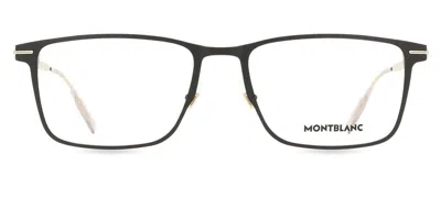 Montblanc Mb0396on 006 Occhiali Da Vista Neri Per Uomo (solo Montatura) In Black