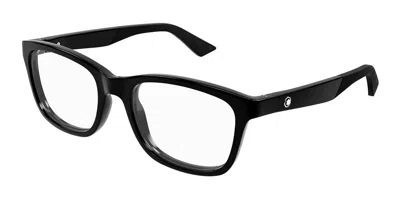 Montblanc Mb0401o Men's Glasses, Black, Size 55