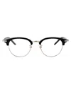 Montblanc Silver-black-transparent Metal Glasses