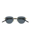 Montblanc Mb0412s Sunglasses In Gold
