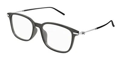 Montblanc Mb0413oa Asian Fit Men's Glasses, Grey, Size 54 In Gray