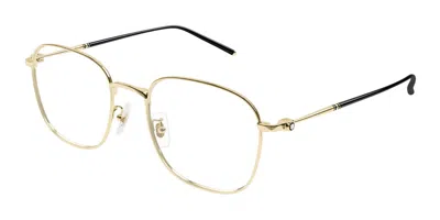 Montblanc Mb0415oa Asian Fit Men's Glasses, Gold, Size 54