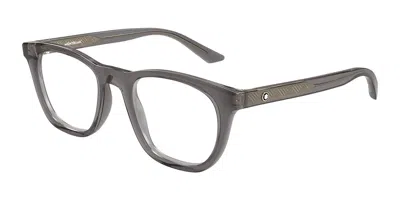 Montblanc Mb0422o 004 Men's Glasses Clear Size 51 - Free Lenses - Blue Light Block Available In Gray