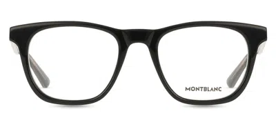 Montblanc Mb0422o 006 Occhiali Da Vista Neri Per Uomo (solo Montatura) In Black