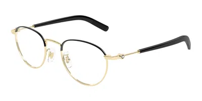 Montblanc Mb0423o 003 Occhiali Da Vista Oro Per Uomo (solo Montatura) In Gold