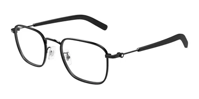 Montblanc Mb0424o 002 Occhiali Da Vista Neri Per Uomo (solo Montatura) In Black