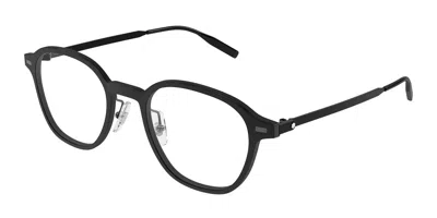 Montblanc Mb0427o 002 Occhiali Da Vista Neri Per Uomo (solo Montatura) In Black