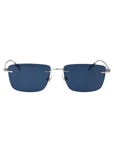 Montblanc Mb0429s Sunglasses In Blue