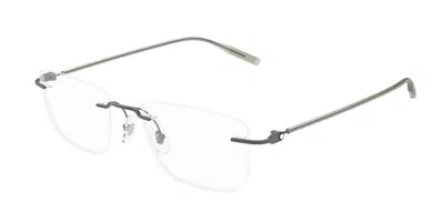 Montblanc Mb0431o 001 Men's Glasses Silver Size 53 - Free Lenses - Blue Light Block Available