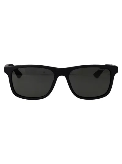 Montblanc Squared Sunglasses Mb0432 S 002 In Black