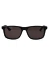 Montblanc Black-black-grey Recycled Acetate Sunglasses In Multi