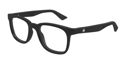 Montblanc Mb0433o 002 Men's Glasses Black Size 51 - Free Lenses - Blue Light Block Available