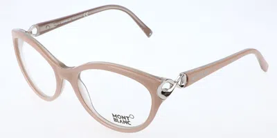 Montblanc Mb0435 074 Women's Glasses Brown Size 54 - Free Lenses - Blue Light Block Available In Neutral