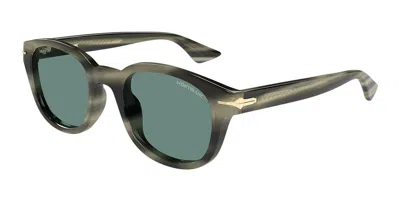 Montblanc Mb0435s 005 Occhiali Da Sole Tartarugatishell Per Uomo In Black