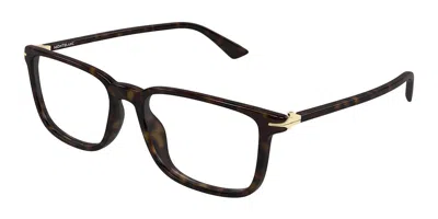 Montblanc Mb0437o 002 Occhiali Da Vista Tartarugatishell Per Uomo (solo Montatura) In Black