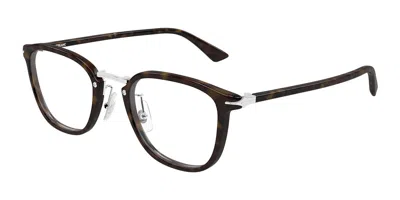 Montblanc Mb0440oa Vestibilità Orientale 002 Occhiali Da Vista Tartarugatishell Per Uomo (solo Montatura) In Brown