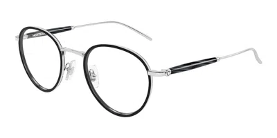Montblanc Mb0442o 003 Occhiali Da Vista Neri Per Uomo (solo Montatura) In Multi