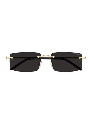 Montblanc Mb0443s Sunglasses In Gold
