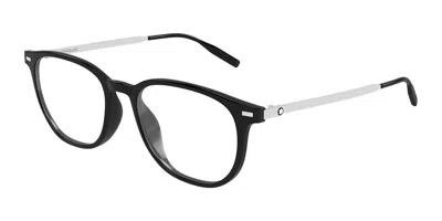 Montblanc Mb0448oa Vestibilità Orientale 002 Occhiali Da Vista Neri Per Uomo (solo Montatura) In Black