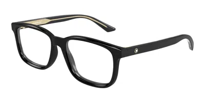 Montblanc Mb0452o 001 Men's Glasses Black Size 55 - Free Lenses - Blue Light Block Available