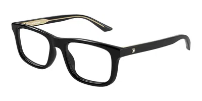 Montblanc Mb0457o 001 Men's Glasses  Size 54 - Free Lenses - Blue Light Block Available In Black