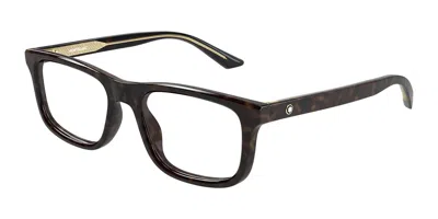 Montblanc Mb0457o 003 Men's Glasses  Size 54 - Free Lenses - Blue Light Block Available In Brown