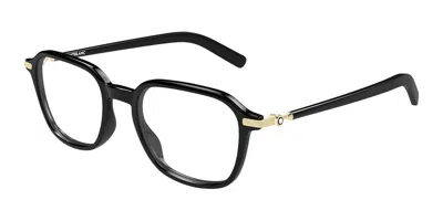 Montblanc Mb0462o Men's Glasses, Black, Size 51