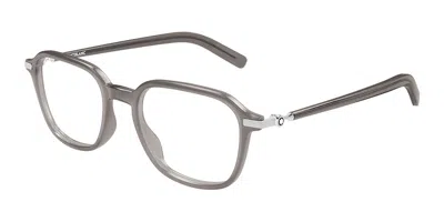 Montblanc Mb0462o Men's Glasses, Grey, Size 51 In Gray