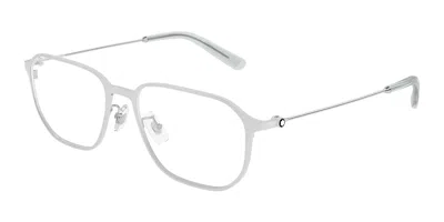 Montblanc Mb0465oa Asian Fit 003 Men's Glasses  Size 55 - Free Lenses - Blue Light Block Available In White