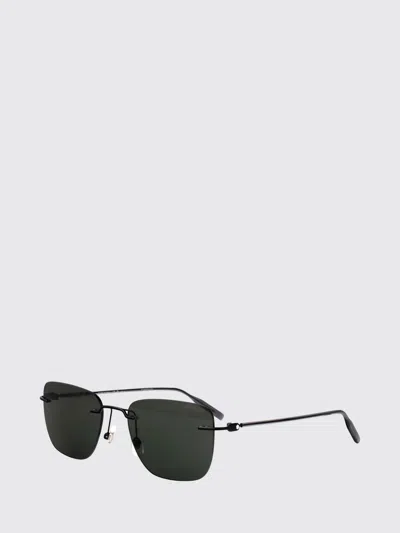 Montblanc Mb0470s Metal Sunglasses In Black