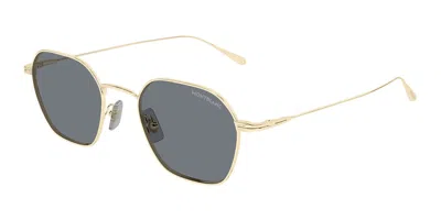 Montblanc Mb0472s 001 Men's Sunglasses Gold Size 50