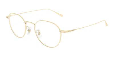 Montblanc Mb0476oa Vestibilità Orientale 001 Occhiali Da Vista Oro Per Uomo (solo Montatura) In Gold