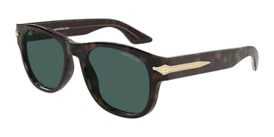 Montblanc Mb0478s 002 Men's Glasses  Size 54 - Free Lenses - Blue Light Block Available In Brown