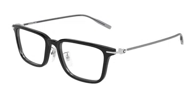 Montblanc Mb0489oa Asian Fit 005 Men's Glasses  Size 52 - Free Lenses - Blue Light Block Available In Multi