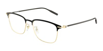 Montblanc Mb0490oa Asian Fit 002 Men's Glasses  Size 54 - Free Lenses - Blue Light Block Available In Multi